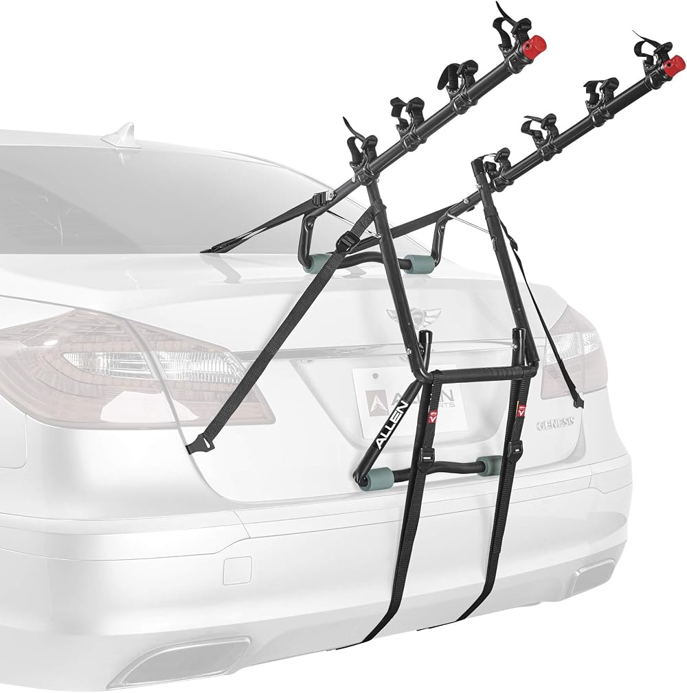 Allen Sports USA Deluxe 4-Bike Trunk Mounted Carrier Black