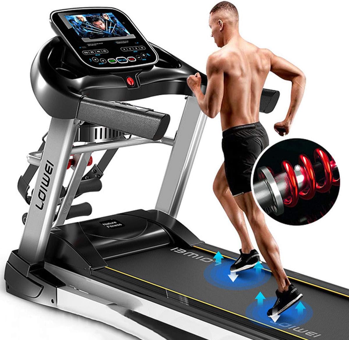 Folding Electric Treadmill Portable Home Exercise Machine Fitness 3.5HP