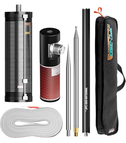 Antenne YouLoop Portable 10 KHz - 30 MHz - Passive, Magnétique - 250 MW - Avec Câbles RG402/RG174 - Pour Radio HF