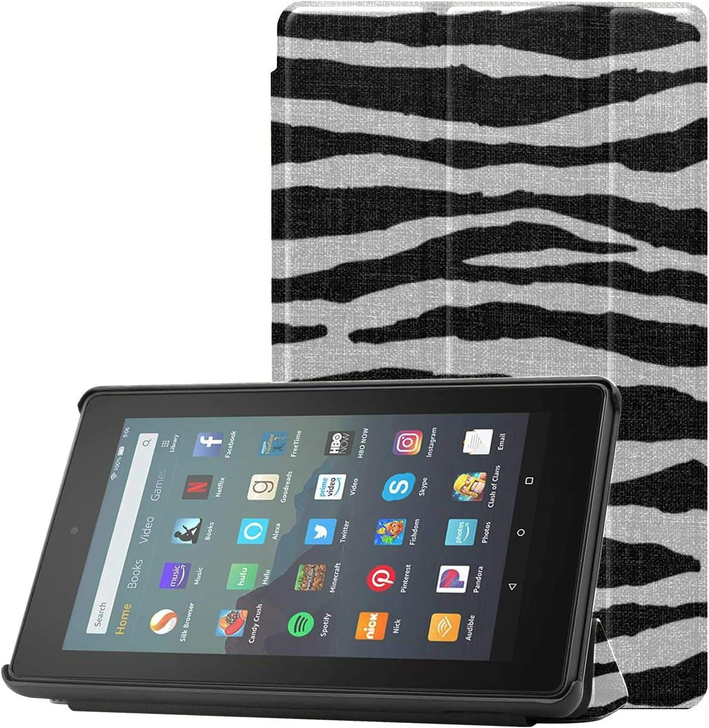 Pintura de Cubierta en la Pared Moda Retro Negro Blanco Líneas de Cebra