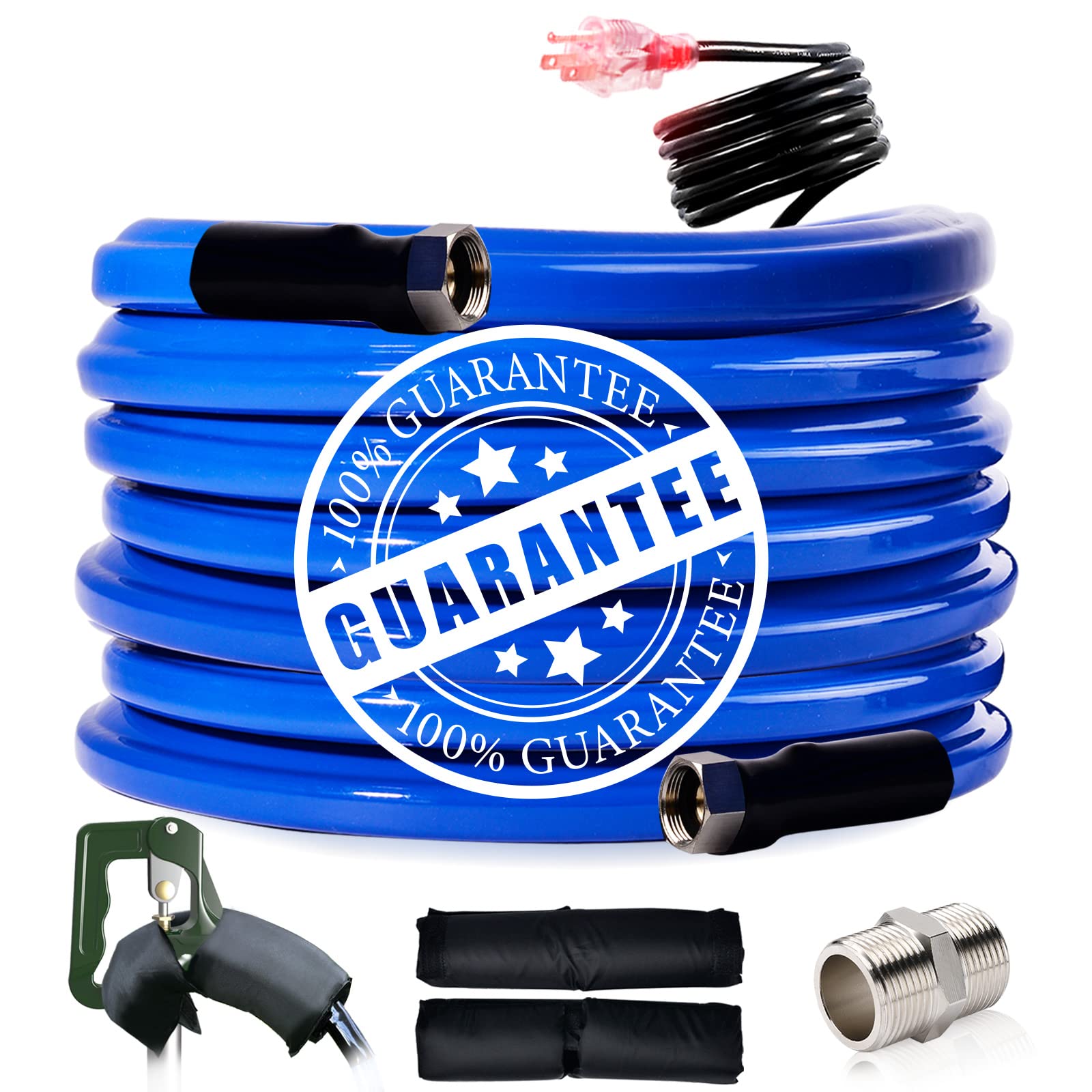 Photo 1 of 15FT Heated Water Hose for RV -45 Antifreeze, Electrically Heated Garden Hose, RV Accessory
