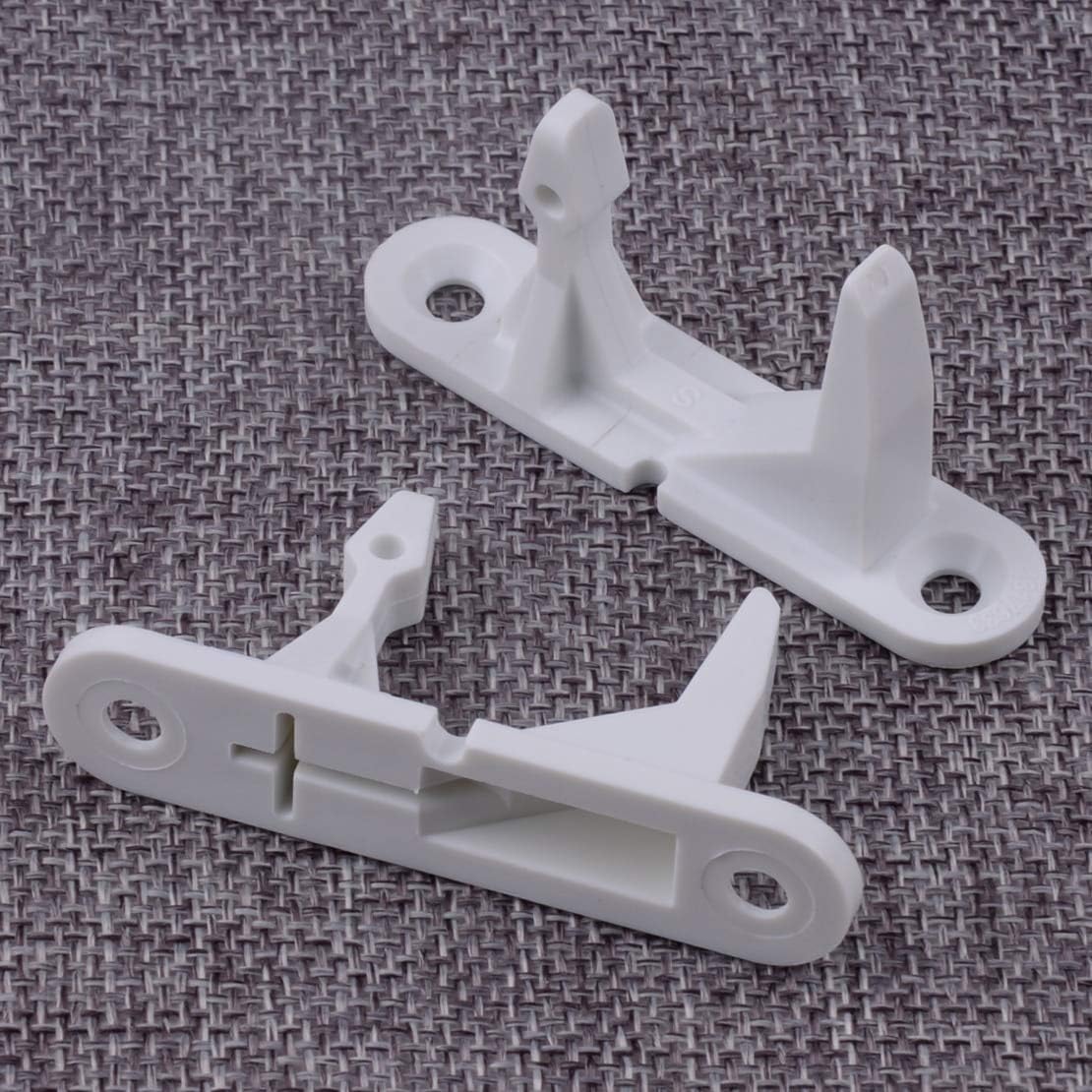 Fricgore Spare Parts, 2pcs White Washer Catch Fridge Door Latch Lid Lock Striker Replacement 131763310 for Kenmore Frigidaire Gibson