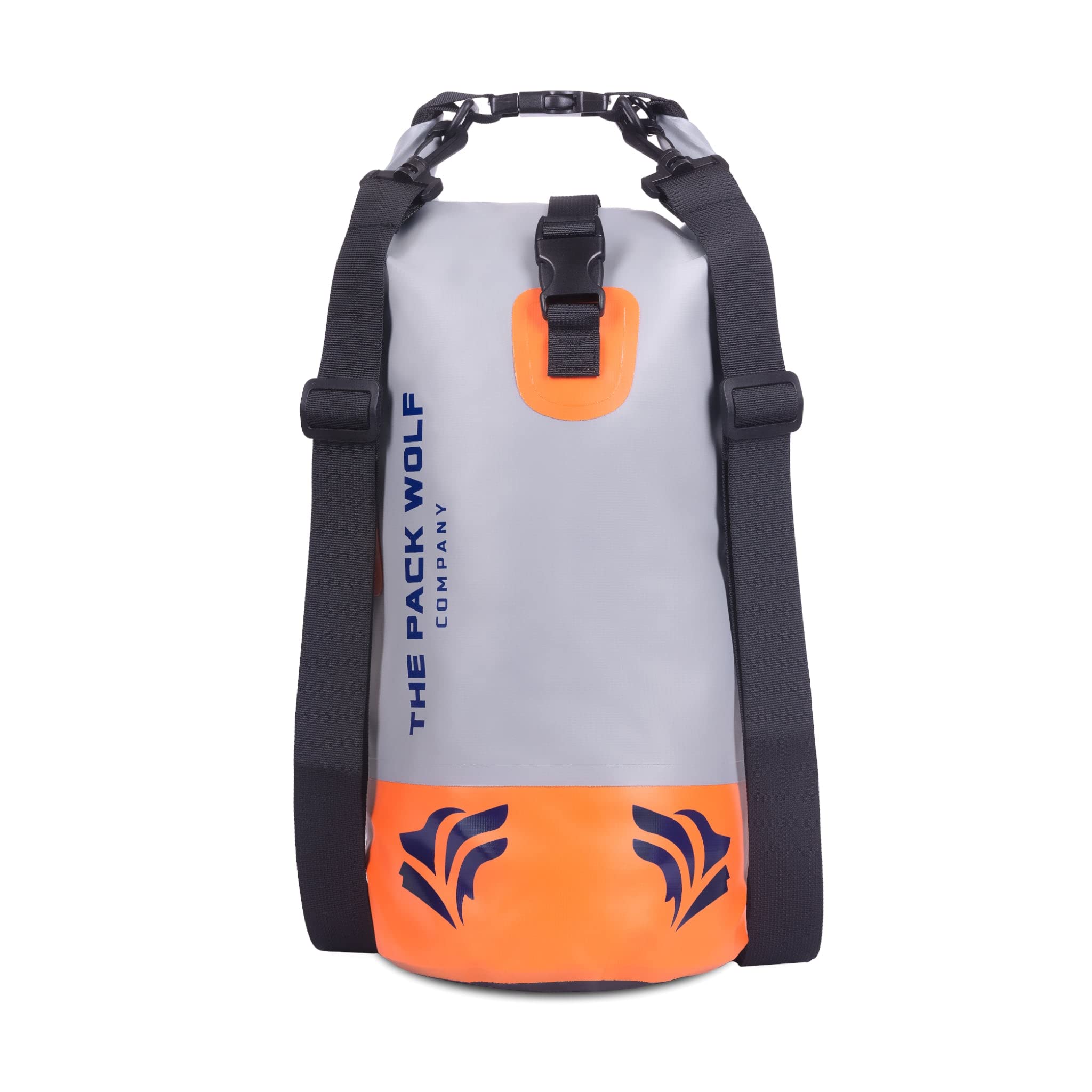 The Pack Wolf Company - Premium Waterproof Dry Bag, Waterproof Backpack with Adjustable Shoulder Straps, Durable Dry Bag for Kayaking, Rafting, Boating, Camping, Hiking & Fishing, Waterproof Bags, 10L