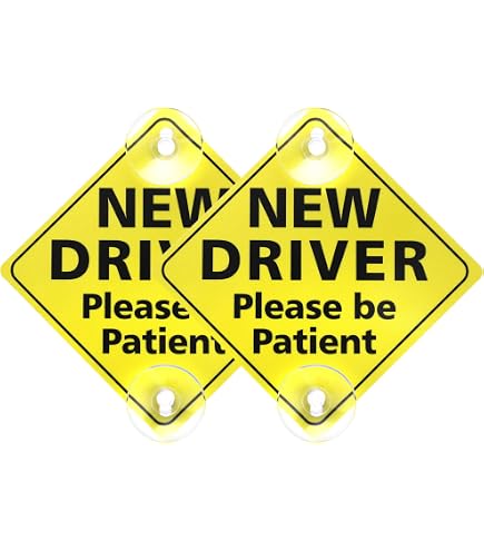 thumbnail image 2 of Student Driver Caution Vinyl Sticker Decal - JDM Race Style - Pick Your Size & Color! 2 of 6