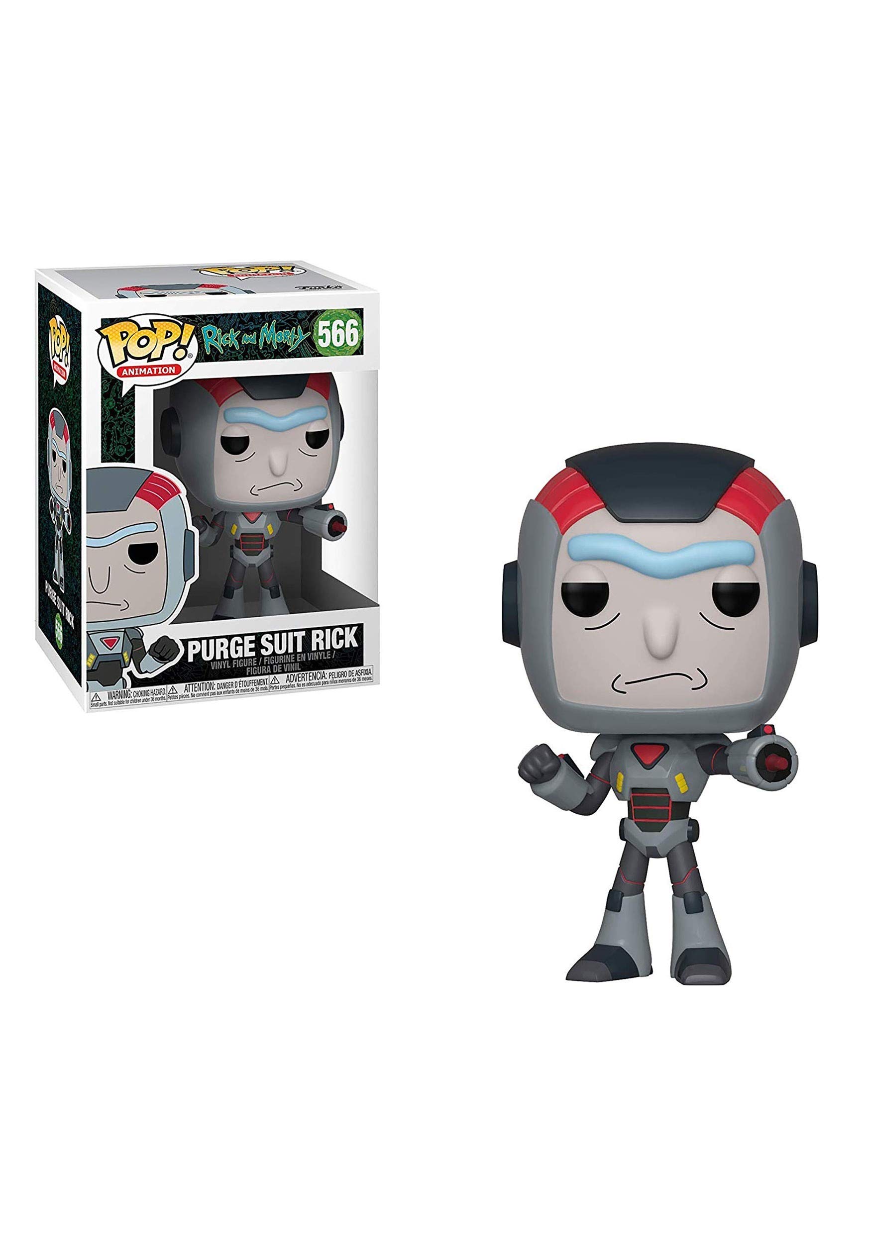 Funko Pop! Animation Morty-Purge Suit Rick Sanchez Collectible Figure - Rick & Morty - Collectable Vinyl Figure - Gift Idea - Official Merchandise - Toys for Kids & Adults - TV Fans — image 1