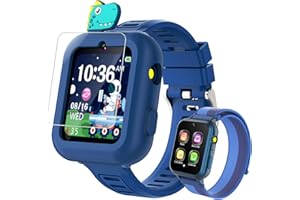 Dolwenqi Smart Watch for Kids Boys Gift Age 3-12 with 39 Games Camera Video Alarm Clock Music Pedometer Flashlight 12/24 hr H