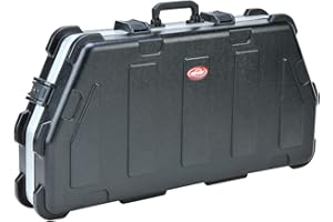 SKB Cases 2SKB-4119 Hard Exterior Waterproof ATA Single Parallel Limb Bow Utility Carrying Case, Black