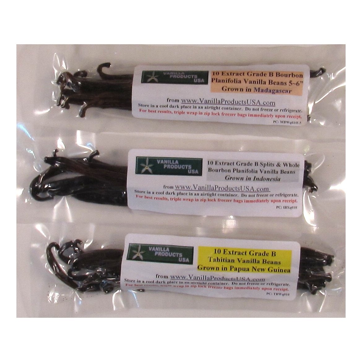 World Assortment Vanilla Beans 3 Types X 10 Beans = 30 Total *** Very Dry ***.. 27 71aCLJhCVSL