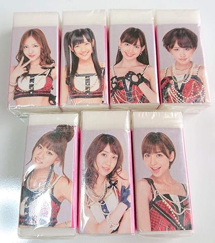 Amazon Co Jp 初期 Akb48 消しゴム 7個セット 文房具 オフィス用品 Amazon Co Jp 初期 Akb48 消しゴム 7個セット 文房具 オフィス用品