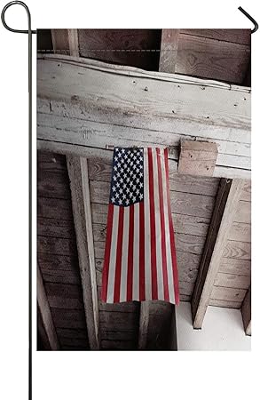 Amazon Com Welcome Garden Flag Hanging American Flags Decorative