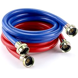 Rubber Washing Machine Hoses 6FT,Universal Washing