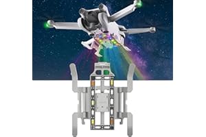 G · PEH LED Colorful Landing Gear Compatible with DJI Mini 3 Pro,Foldable Height-Enhancing Extender for Mini 3 Pro Landing Gear Accessory