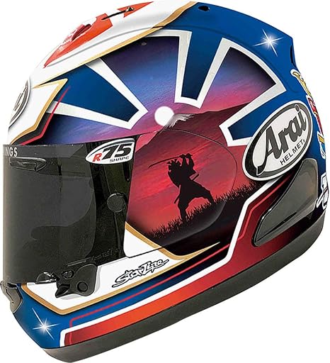 Arai Rx 7v Pedrosa Spirit Blue Motorcycle Helmet Size M Amazon Co Uk Sports Outdoors
