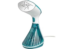 Proctor Silex Dual Mode Handheld Garment Steamer for Clothes, Ready in 25 Seconds for 15 Minutes of Continuous Use, Portable and Lightweight, Vacation Essentials, 1200 Watts, 300 ml Water Tank, Blue