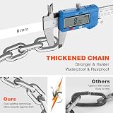ValueMax 8mm x 1m Heavy Duty Bike Chain Lock with 5-Digit Resettable Code view 4