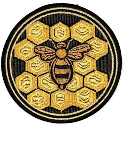 ウェア Bee Amazon.com: PP Patch Queen Bee Embroidery Crown Bee Cartoon