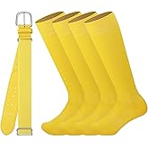 Ultrafun Kids Youth Baseball/Softball Socks and Belt Combo Set for Boys Girls