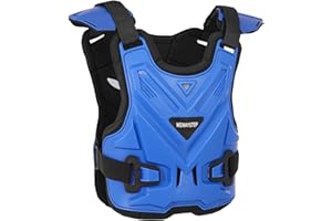 WEWAYSTEP Motorcycle Armor Vest Chest Back Protector Gear, Motocross Body Guard Vest for Men Dirt Bike Mountain Bike Off-Road