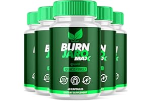 SYVOR (5 Pack) Burn Jaro Max - Burn Jarrow Max Pink Salt Trick Capsules, BurnJaro Advanced Formula Supplement Pills, Burn JaroMax All Natural Ingredients Detox Energy Formula - Daily Wellness (300 Capsules)