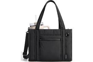 BAGSMART Small Tote Bag for Women, Crossbody Bag with Zipper, Crush Bow Purses for Travel Work College