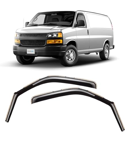 For 2020 & Up GMC Sierra 2500HD 3500 Crew Cab Smoke Window Visor Sun Rain Guard - View #4