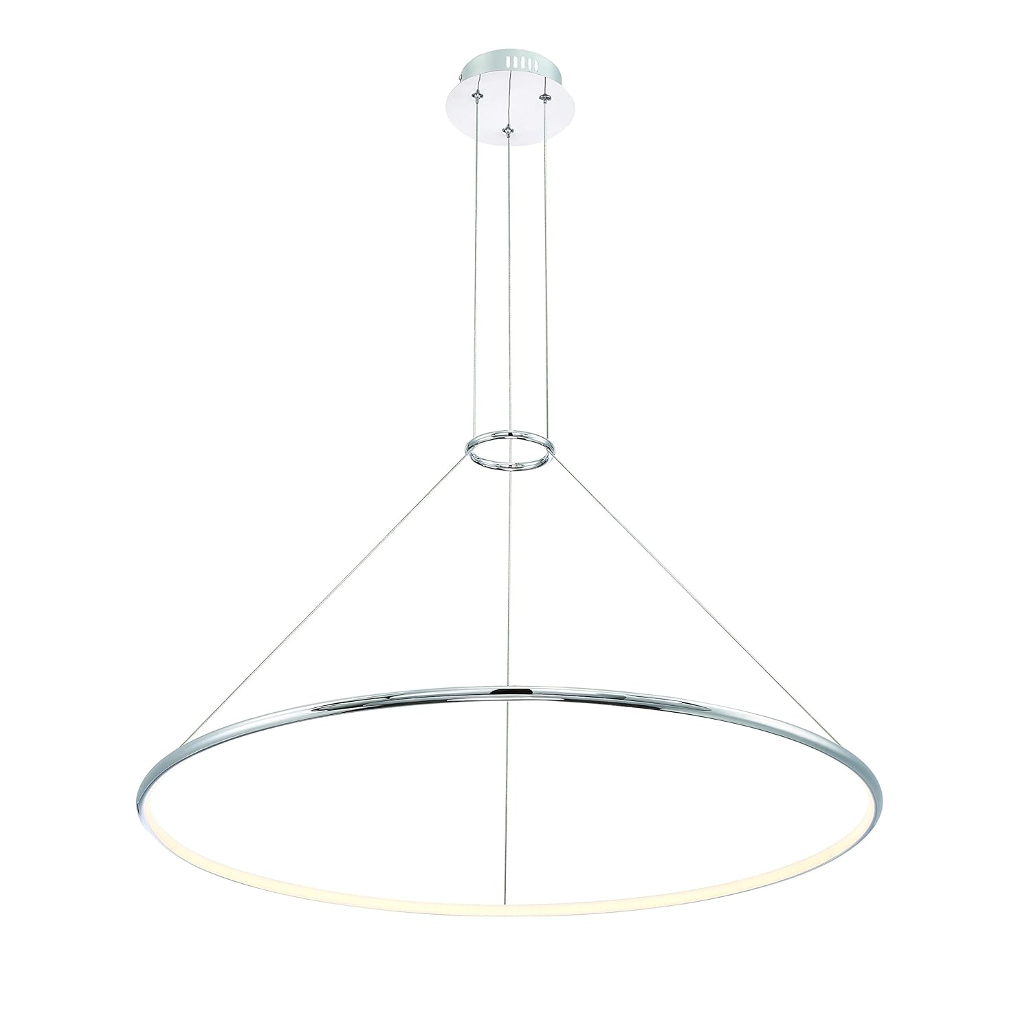 Eurofase Valley Contemporary Led Ring Light Pendant Carved