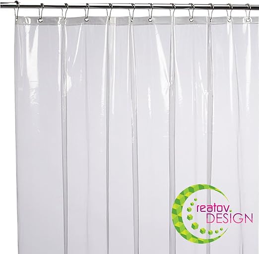 Amazon Com Creatov Design Shower Curtain Liner Mildew Resistant