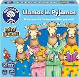 Orchard Toys Llamas in Pyjamas Mini Game Travel Size 2-4 Players 3-6