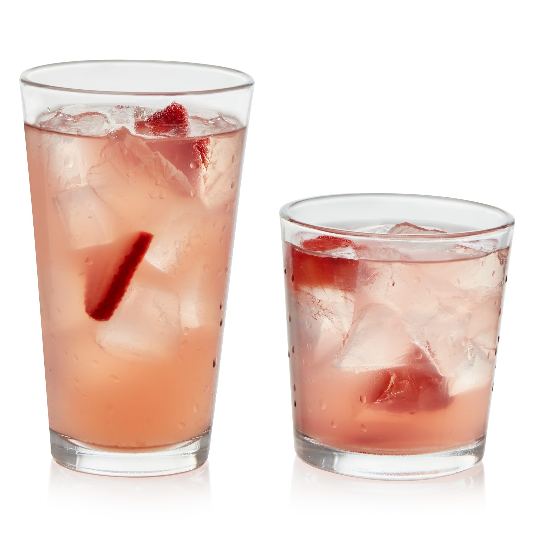 Libbey Flare Tumbler and Rocks Glasses Set, Stylish