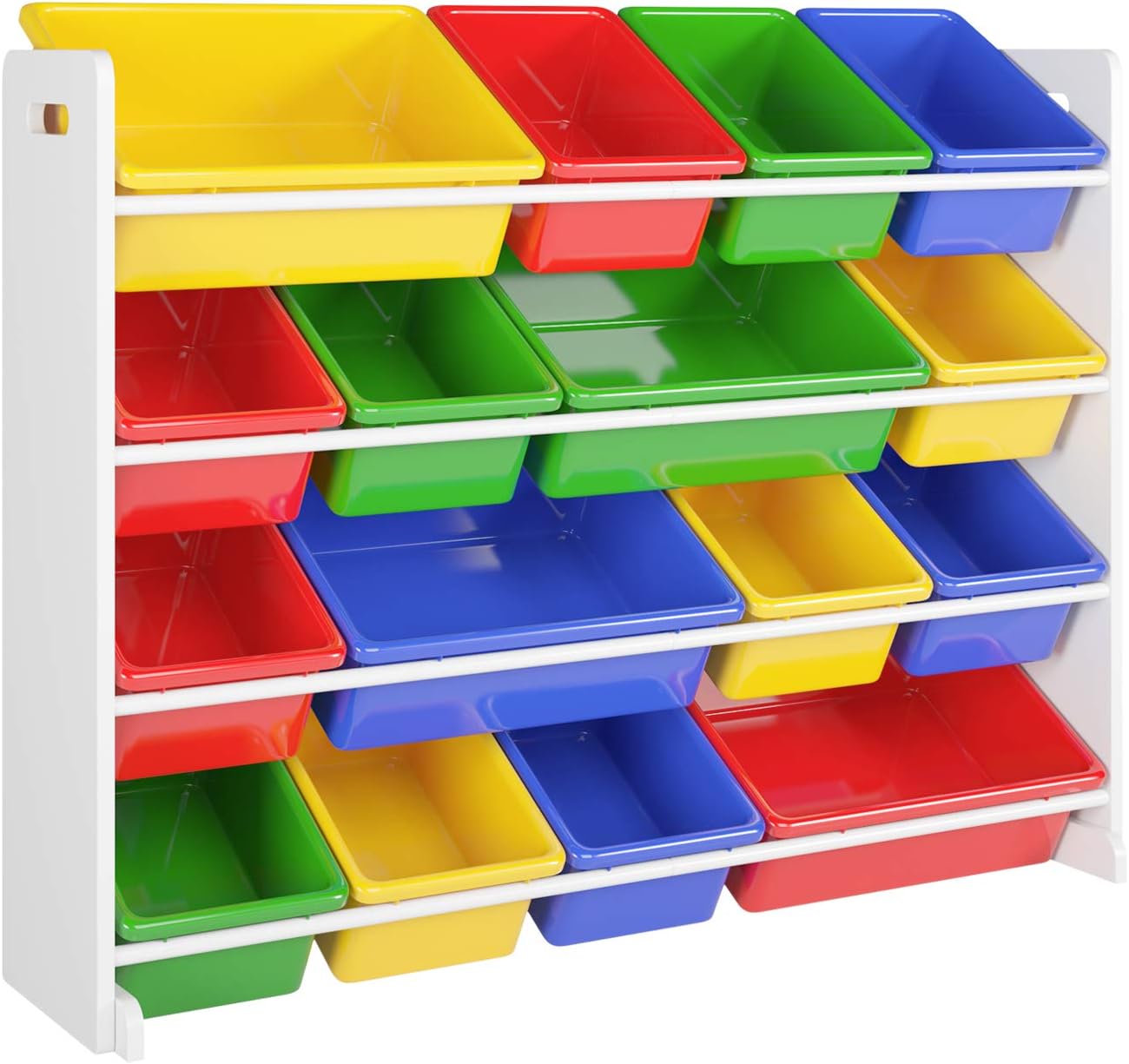 Super Saturday Homfa Toy Storage Unit Children Toy Box Organizer With