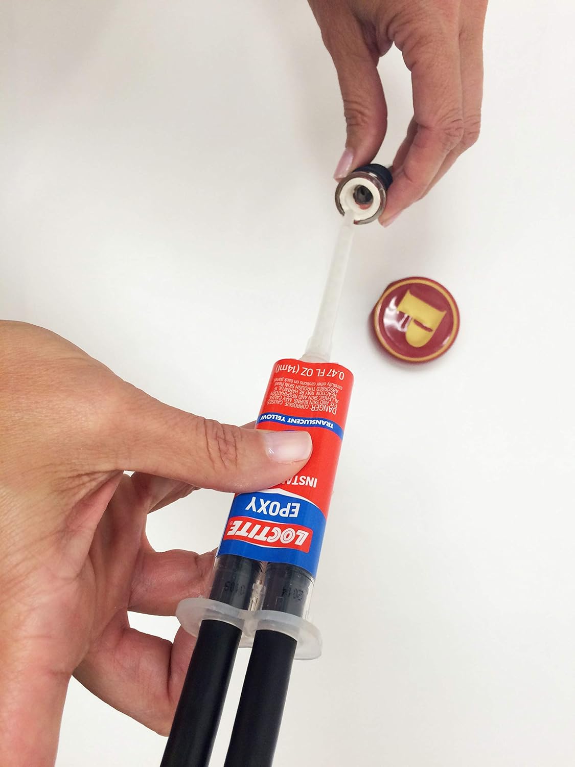 Loctite Epoxy Five Minute Instant Mix 0.47-Fluid Ounce Syringe (1365868): Home Improvement