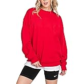 Urban Look Womens Loose Fit California and Los Angeles Fleece Sweatshirts