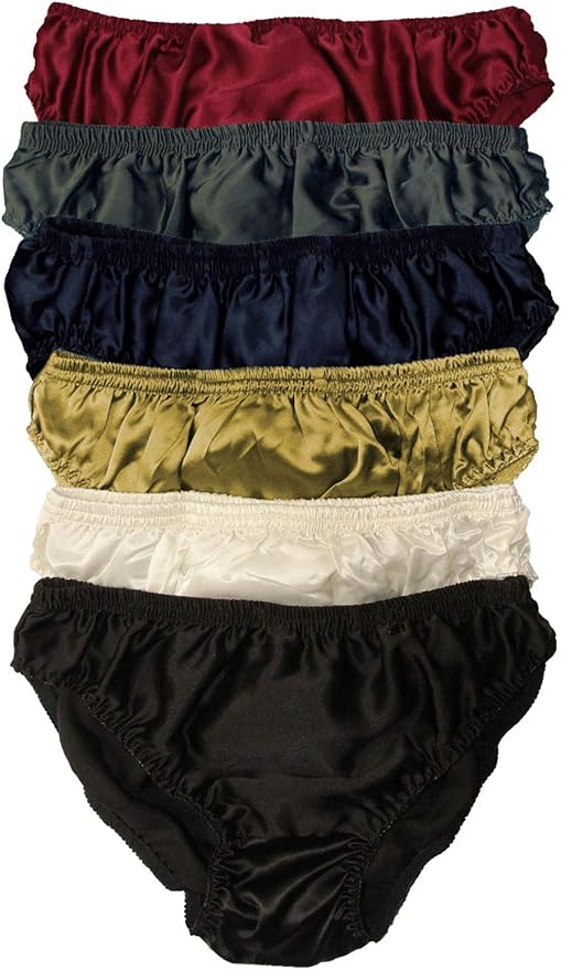 Paradise Silk Lot de 6 slips en soie pure pour homme Amazon.fr