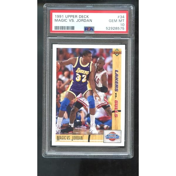 Amazon.com : 1991-92 Upper Deck Basketball Card # 34 - Magic vs 