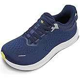 relxfeet Men’s Wide Toe Box Slip On Walking Shoes Lightweight Cushioned Sneakers for Running Tennis Gym Workout Non Slip Breathable Athletic Shoes