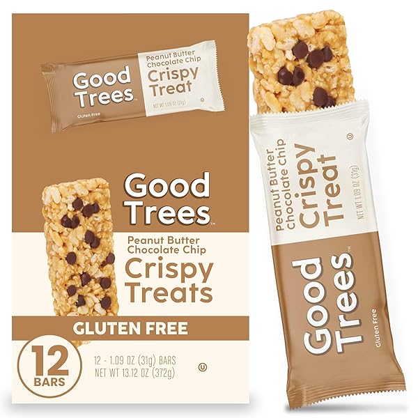 GOOD TREES RICE CRISPY TREATS GLUTEN-FREE SNACKS 12 COUNT