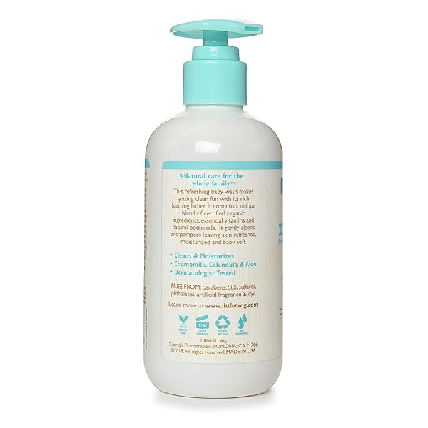 LITTLE TWIG ALL NATURAL, HYPOALLERGENIC, EXTRA MILD BABY WASH, UNSCENTED, 8.5 FL OZ