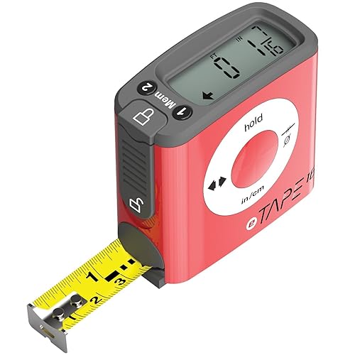Digital Tape Measure 5 Meter Metric Imperial Measurements Pause Button Automatic Lock Amazon.co