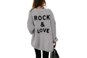 PRETTYGARDEN Women's Long Sleeve Open Front Knit Cardigans Sweaters Soft Loose Draped Coat Outerwear
