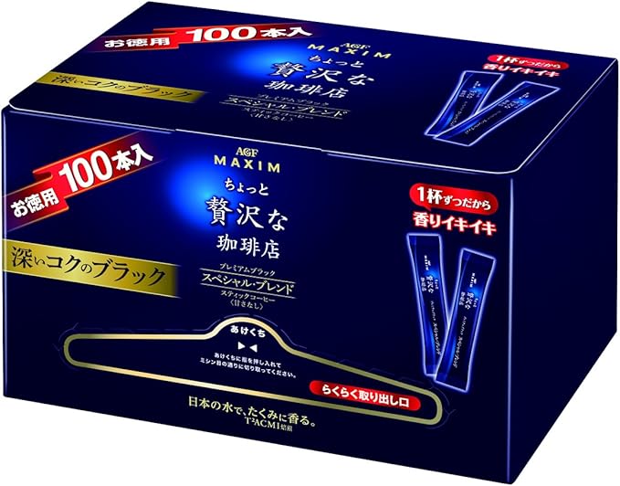 Amazon Agf マキシム ちょっと贅沢な珈琲店 スティック 100本