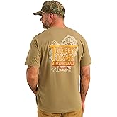 Nomad Men's Short Sleeve Performance Tee, Hunting T-Shirt for Men, Official Turkey Camp - New Khaki, XX-Large