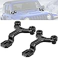 Nilight Dual Light Mounting Bracket for 2018 2019 2020 2021 2022 2023 2024 2025 Wrangler JL/JLU/Gladiator JT Front A-Pillar Assist Off Road LED Pod Light Work Light