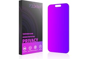 PDDKISS Compatible for iPhone 17 Pro Max Privacy Screen Protector 6.9 Inch, Purple Gradient Anti Spy Anti Blue Light HD Tempered Glass Easy Installation