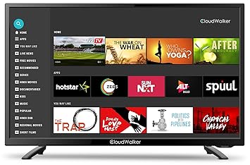 CloudWalker 80 cm (32 inches) HD Ready Smart LED TV Cloud X3 32SHX3 (Black) (2019 Model)