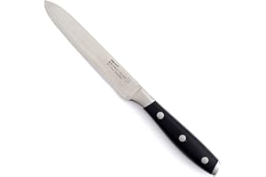 Norpro 5-Inch, 1213 Serrated Utility Tomato Knife, Black