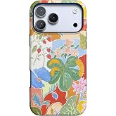 Casely iPhone 17 Pro Case | Botanical Blooms | Floral Patchwork | Bold Protective Design | Compatible with MagSafe