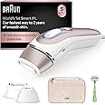 Braun IPL Skin i·Expert, at Home Laser Hair Removal, Holiday Gifts for Women and Men with Free App, Vanity Case, Venus Razor, 3 Smart Heads, PL7243