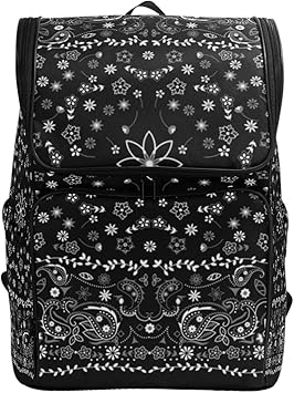 black bandana backpack