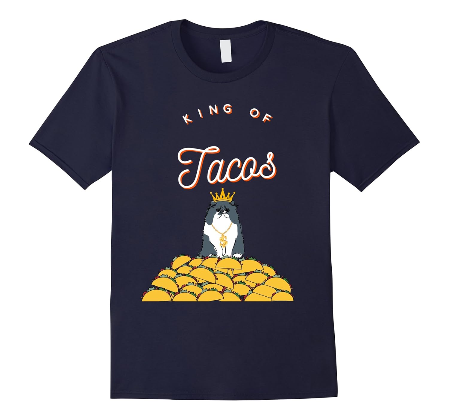 King of Tacos Taco Cat T shirt-ANZ