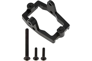 MEUS RACING TRX4M Servo Mount TRX4M Upgrade Parts Accessories for TRX4M Defender/Bronco/K10/F150 1/18 RC Crawler Car, ONLY for Stock Frame(Black)